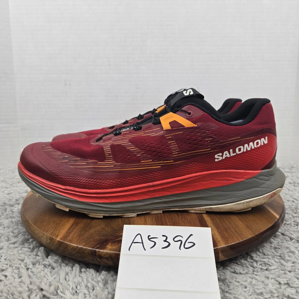 Salomon Men 12.5 Ultra Glide 2 GTX Red Black Performance Trail Running Shoe